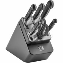 سرویس چاقو حرفه ای 7 پارچه زولینگ با استند تیزشونده مدل Zwilling Professional