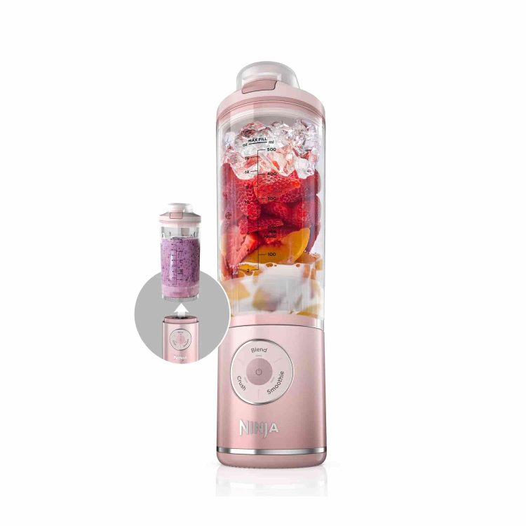شیکر شارژی نینجا رنگ صورتی مدل Ninja Blast Max BC251PK