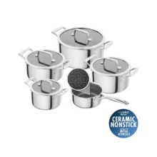 سرویس قابلمه 9 پارچه زولینگ مدل Zwilling Peak